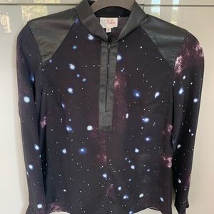 Parker Galaxy Silk Blouse